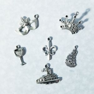 New Orleans Themed Set of Charms (6 in a Set)